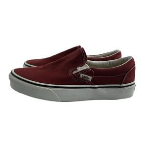 Vans Burgundy Slip-On Shoes